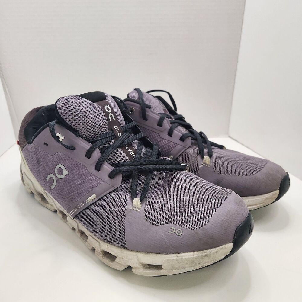 On Running Men's Cloudswift Athletic Shoes in Lavender and Black
